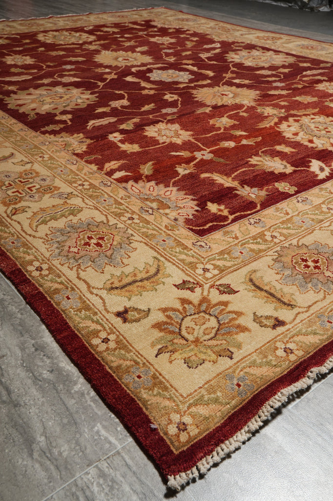 8 x 10 Quality Peshawar Ghazni Wool Rug #PIX-20560