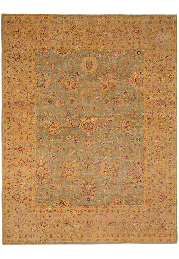 8 x 10  New Zigler Chobi Rug Handmade In Pakistan Warm Colors #F-4322