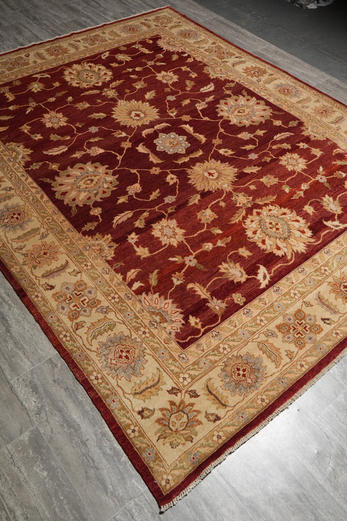 8 x 10 Quality Peshawar Ghazni Wool Rug #PIX-20560
