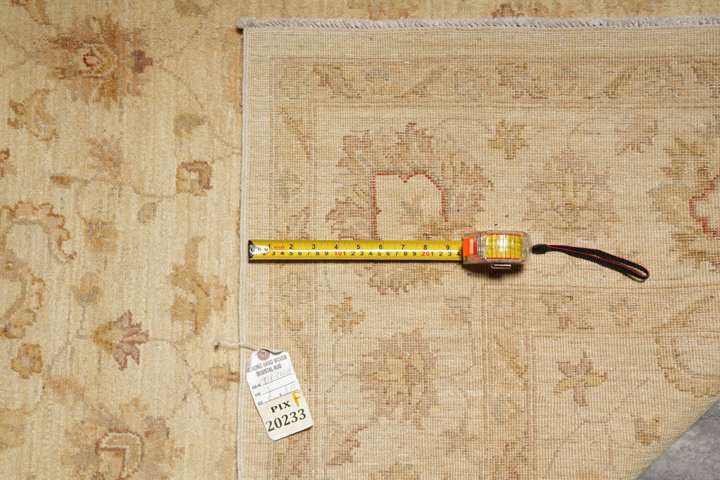6 x 9 Ivory Chobi Peshawar Rug #PIX-20233