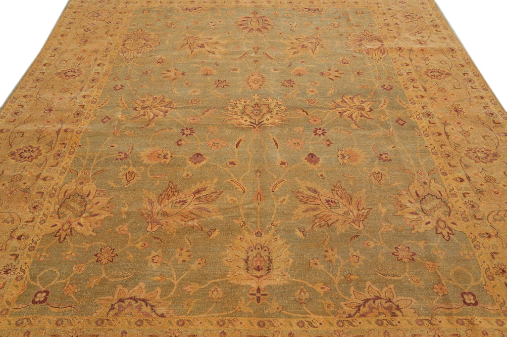 8 x 10  New Zigler Chobi Rug Handmade In Pakistan Warm Colors #F-4322