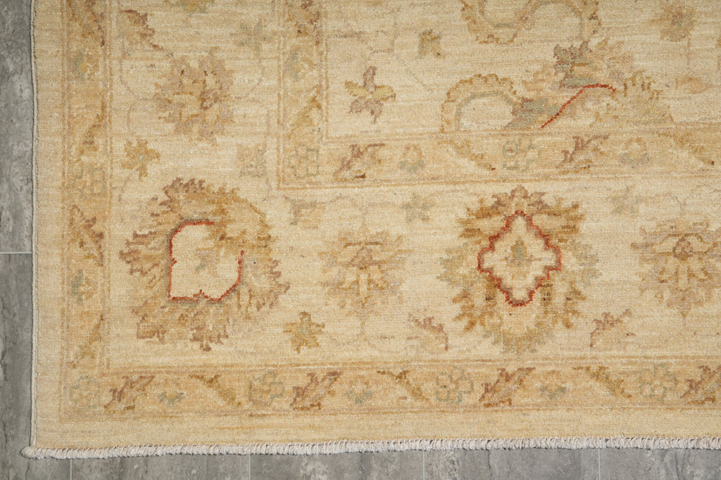 6 x 9 Ivory Chobi Peshawar Rug #PIX-20233
