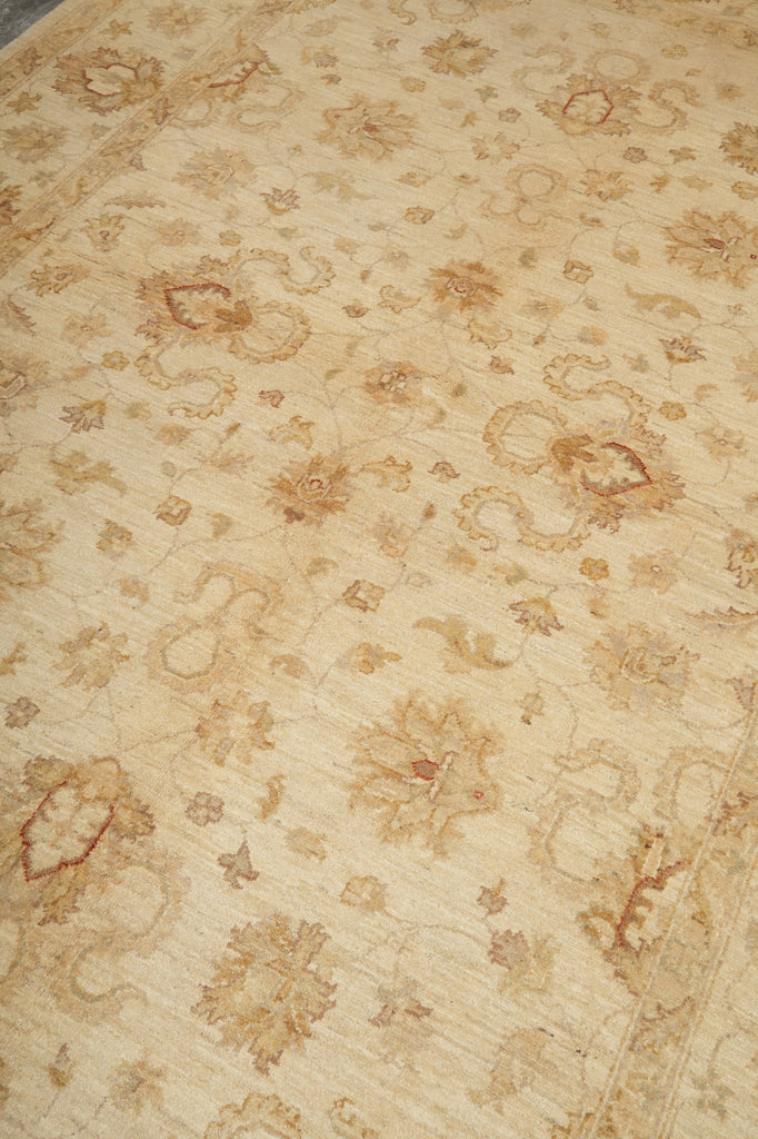 6 x 9 Ivory Chobi Peshawar Rug #PIX-20233