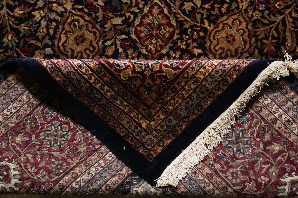 10 x 14 Fine Handmade Sheik Safi Black Rug #PIX-10257