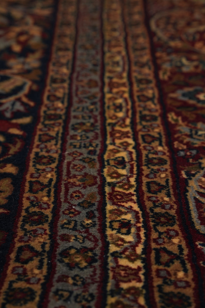 10 x 14 Fine Handmade Sheik Safi Black Rug #PIX-10257