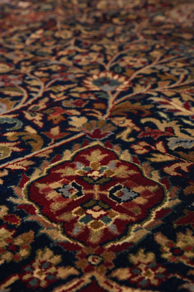 10 x 14 Fine Handmade Sheik Safi Black Rug #PIX-10257