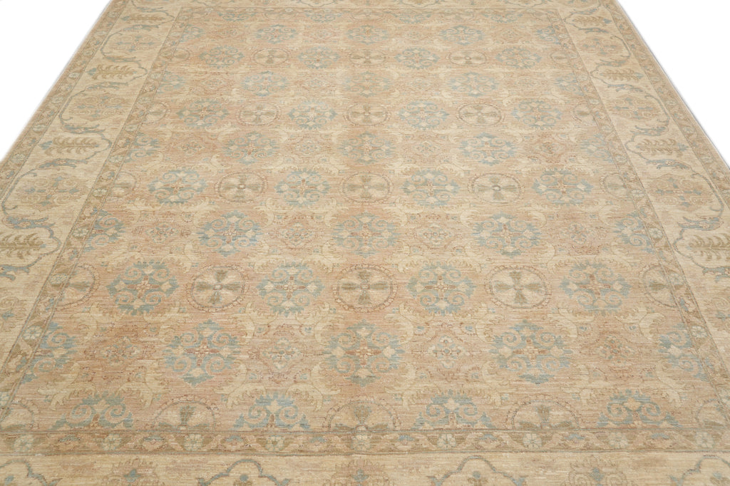 8.2 x10 Finer Weave Zigler Chobi Rug Handmade In Pakistan #F-4323