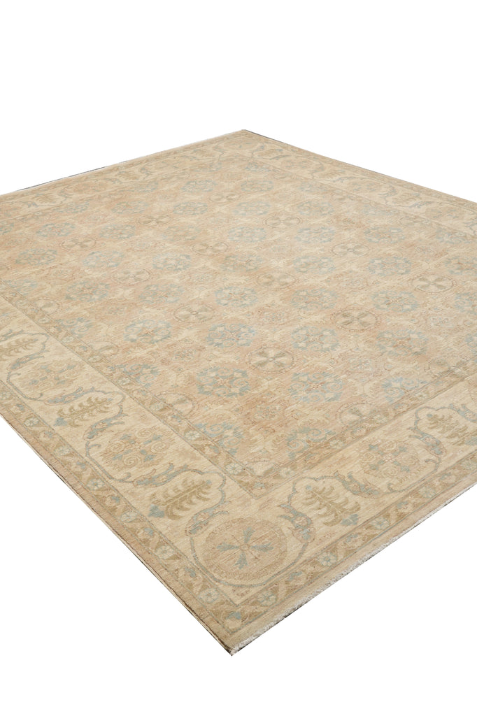 8.2 x10 Finer Weave Zigler Chobi Rug Handmade In Pakistan #F-4323