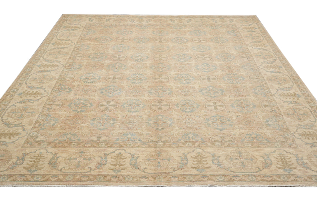8.2 x10 Finer Weave Zigler Chobi Rug Handmade In Pakistan #F-4323