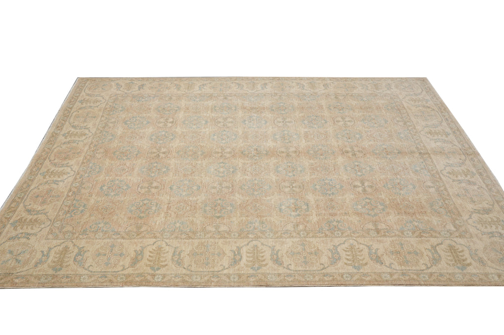 8.2 x10 Finer Weave Zigler Chobi Rug Handmade In Pakistan #F-4323