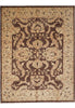 Load image into Gallery viewer, 8 x 10 Dark Brown Zigler Chobi Peshawar Rug #F-4324