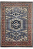 Load image into Gallery viewer, 9 x 12 New Hand-Knotted Agra Rug Slate Gray Blue Geometric