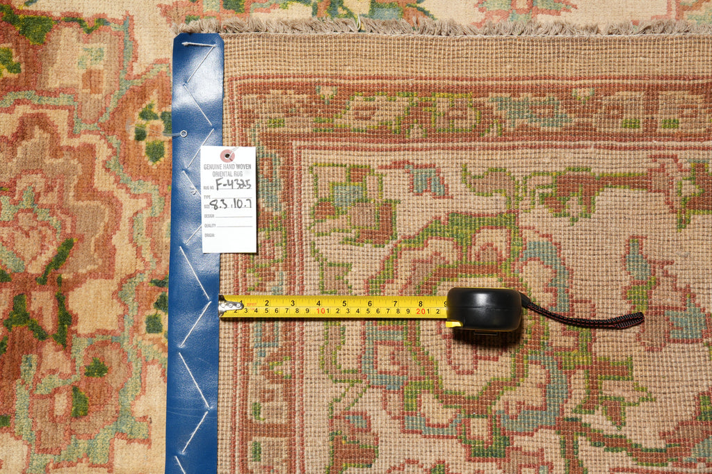 8.3 x 10.7 Chobi Peshawar Zigler Rug Hand-Knotted In Pakistan #F-4325