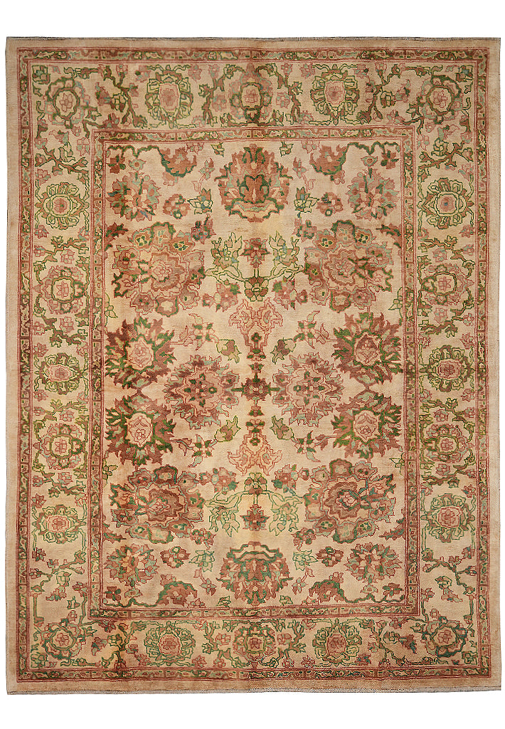 8.3 x 10.7 Chobi Peshawar Zigler Rug Hand-Knotted In Pakistan #F-4325