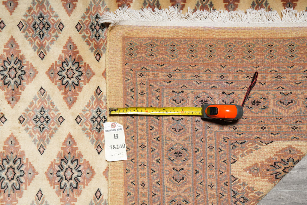 6.9 x 8 Jaldar Bokhara Rug - Pakistan #B-78240
