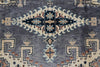 Load image into Gallery viewer, 9 x 12 New Hand-Knotted Agra Rug Slate Gray Blue Geometric #F-4521