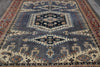 Load image into Gallery viewer, 9 x 12 New Hand-Knotted Agra Rug Slate Gray Blue Geometric #F-4521