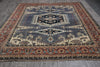 Load image into Gallery viewer, 9 x 12 New Hand-Knotted Agra Rug Slate Gray Blue Geometric #F-4521