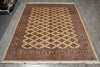 Load image into Gallery viewer, 6.9 x 8 Jaldar Bokhara Rug - Pakistan #B-78240