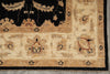 Load image into Gallery viewer, 5.9 x 9 Black Chobi Peshawar Zigler Rug 20242