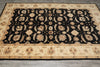 Load image into Gallery viewer, 5.9 x 9 Black Chobi Peshawar Zigler Rug 20242