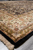 Load image into Gallery viewer, 8.8 x 11.9 Fine Quality Hand-Knotted Rug Black #PIX-10233