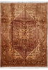 Load image into Gallery viewer, 8.8 x 11.4 Authentic Persian Heriz Rug Brown