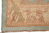 Load image into Gallery viewer, 6.10 x 11.4 Gallery Size Wide Runner Oushak Carpet Hand-Knotted In Pakistan Aqua Teal Blue Green Brown #F-4328