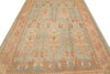 Load image into Gallery viewer, 6.10 x 11.4 Gallery Size Wide Runner Oushak Carpet Hand-Knotted In Pakistan Aqua Teal Blue Green Brown #F-4328
