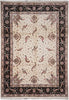 Load image into Gallery viewer, 9 x 12 High Quality Wool and Silk Hand-Knotted Rug Ivory Black