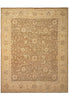 Load image into Gallery viewer, A traditional oriental-style area rug with an intricate floral and medallion pattern, featuring a warm beige and brown color palette with subtle muted accents.