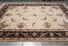Load image into Gallery viewer, 9 x 12 High Quality Wool and Silk Hand-Knotted Rug Ivory Black #PIX-5948