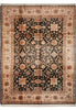 Load image into Gallery viewer, 9 x 11.5 Quality Hand-Knotted New Zigler Rug Black