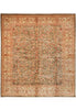 Load image into Gallery viewer, 8.4 x 9.4 New Soltanabad Chobi Peshawar Rug Green Brown Carpet #F-4330