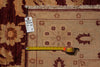 Load image into Gallery viewer, 9 x 11.6 Natural Quality Handmade Zigler Rug Burgundy Gold #PIX-5160