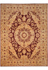 Load image into Gallery viewer, 9 x 11.6 Natural Quality Handmade Zigler Rug Burgundy Gold