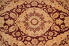 Load image into Gallery viewer, 9 x 11.6 Natural Quality Handmade Zigler Rug Burgundy Gold #PIX-5160