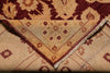 Load image into Gallery viewer, 9 x 11.6 Natural Quality Handmade Zigler Rug Burgundy Gold #PIX-5160