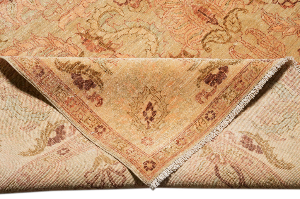 8.3 x 10 High Natural Quality Chobi Peshawar Rug Green #F-4331