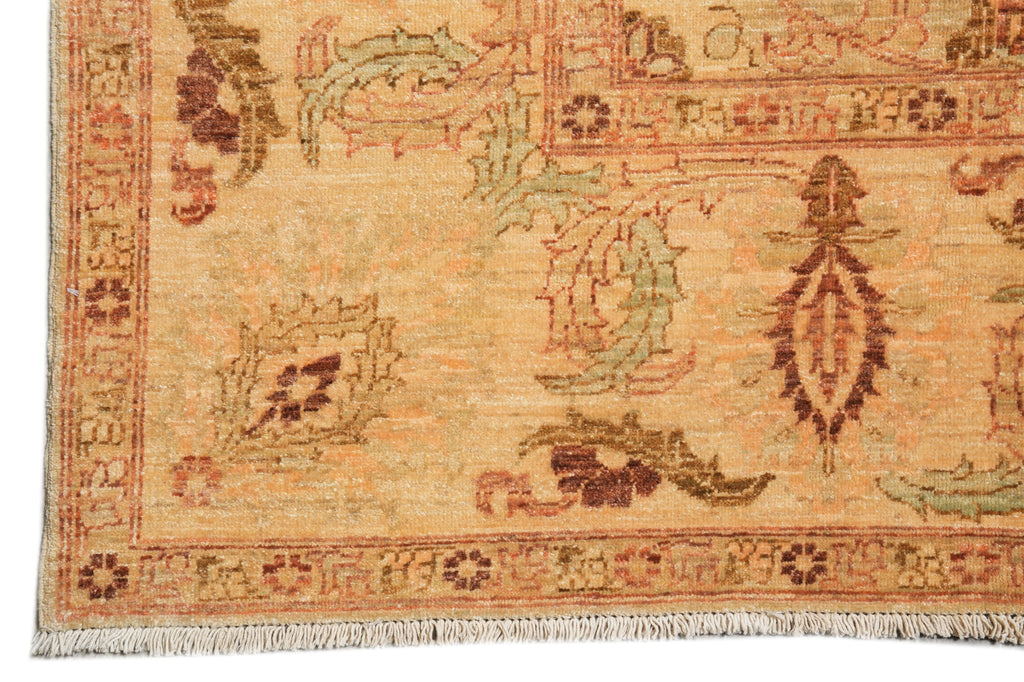 8.3 x 10 High Natural Quality Chobi Peshawar Rug Green #F-4331