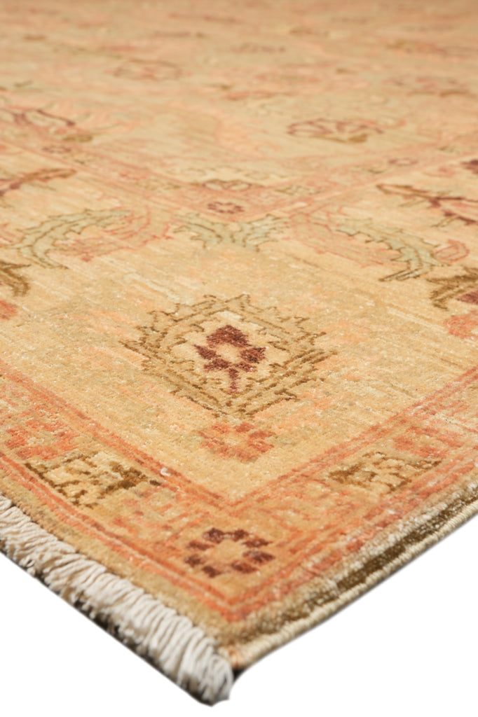 8.3 x 10 High Natural Quality Chobi Peshawar Rug Green #F-4331