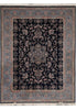 Load image into Gallery viewer, 7.9 x 9.9 Beautiful Quality Hand-Knotted Area Rug Black Blue