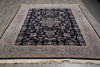 Load image into Gallery viewer, 7.9 x 9.9 Beautiful Quality Hand-Knotted Area Rug Black Blue #PIX-18607