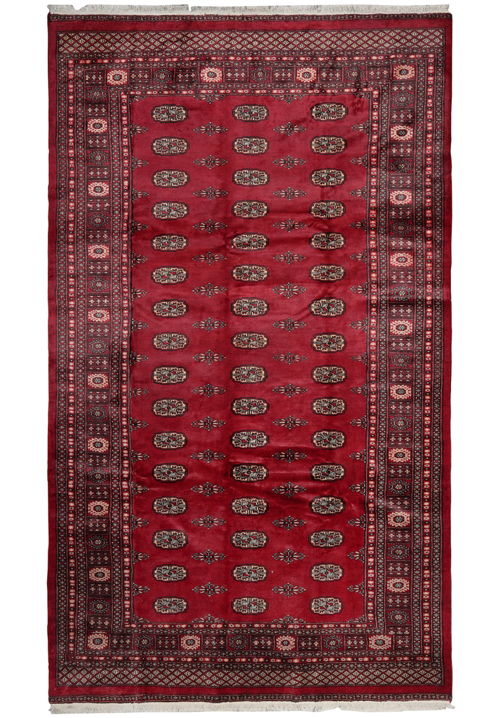6.6 x 11 New Handmade Bokhara Rug SOFT SILKY WOOL #F-3215