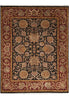 Load image into Gallery viewer, 8 x 10 Quality Jaipur Rug Black Burgundy Dense Lustrous Wool Clearance Sale