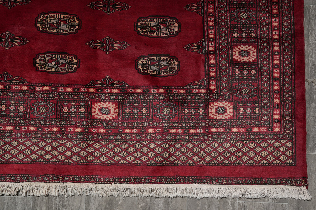 6.6 x 11 New Handmade Bokhara Rug SOFT SILKY WOOL #F-3215