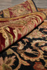 Load image into Gallery viewer, 8 x 10 Quality Jaipur Rug Black Burgundy Dense Lustrous Wool Clearance Sale #LA-52932