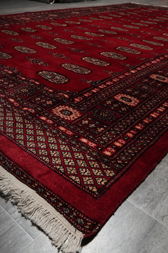 6.6 x 11 New Handmade Bokhara Rug SOFT SILKY WOOL #F-3215