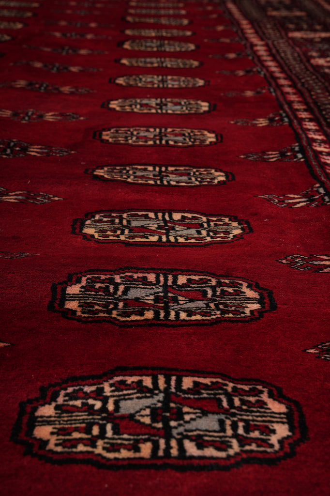 6.6 x 11 New Handmade Bokhara Rug SOFT SILKY WOOL #F-3215