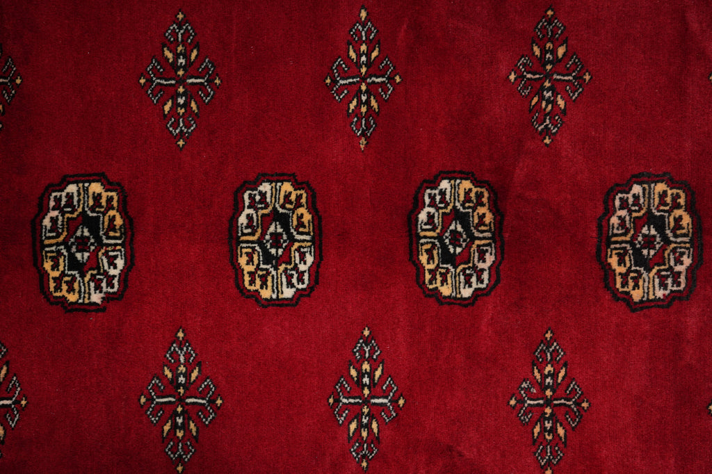 6 x 9.8 Imported Pakistan Bokhara Rug Soft Natural Wool #F-3214